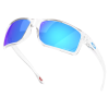 Oakley Gibston XL - Sunglasses - Clear Frame/Prizm Sapphire Polarized