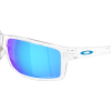 Oakley Gibston XL - Sunglasses - Clear Frame/Prizm Sapphire Polarized