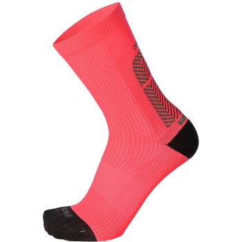 MICO 1285 Light weight X-Performance - Trail Running crew socks - Pop Star