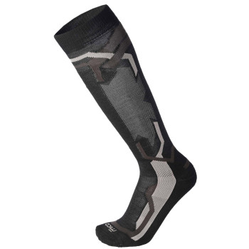 MICO 232 Medium weight Warm Control - Ski socks - Black/Anthracite