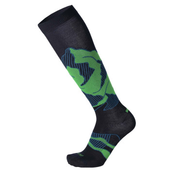 MICO 240 Light Weight Warm Control - ski socks - Blue