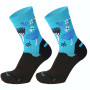MICO 3066 Light weight Extra Dry - Women's Hike crew socks - Turquoise