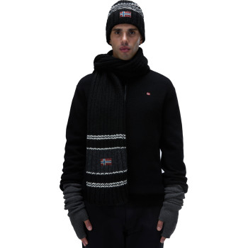 Napapijri Areuse Scarf - Unisex Scarf - Black