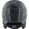ALPINA Pizi Junior Hi-EPS - Junior Ski/Snowboard Helmet - Black Green Camo