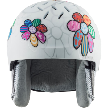 ALPINA Pizi Junior Hi-EPS - Junior Ski/Snowboard Helmet - Patchwork Flower Matt