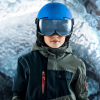 ALPINA Zupo Junior Hi-EPS + Visor Q-Lite- Junior Ski/Snowboard Helmet - Olive Red matt