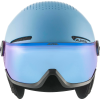 ALPINA Zupo Junior Hi-EPS + Visor Q-Lite- Junior Ski/Snowboard Helmet - Smoke Blue matt