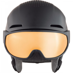 ALPINA Alto Hi-EPS + Visor Q-Lite - Κράνος Ski/Snowboard - Black matt/Gold Mirror