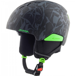 ALPINA Pizi Junior Hi-EPS - Παιδικό Κράνος Ski - Black Green Camo