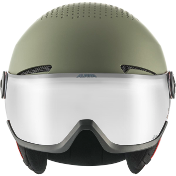 ALPINA Zupo Junior Hi-EPS + Visor Q-Lite- Παιδικό Κράνος με μάσκα Ski/Snowboard - Olive Red matt