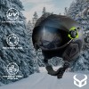 Demon Podium Team Visor - Κράνος Ski/Snowboard - Black 