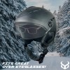 Demon Podium Team Visor - Κράνος Ski/Snowboard - Black 