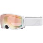 ALPINA Bivio QV Quattroflex/Varioflex - Ski/Snowboard goggle - White mat /Gold mirror
