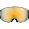 ALPINA Bivio Q-Lite - Ski/Snowboard goggle - Willow Green matt/Gold mirror