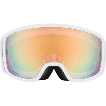 ALPINA Bivio QV Quattroflex/Varioflex - Μάσκα Ski/Snowboard - White mat /Gold mirror