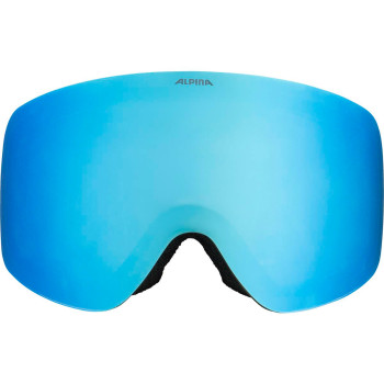 ALPINA Penken Quattroflex-Lite - Ski/Snowboard Goggle - Black Lilac/Blue mirror