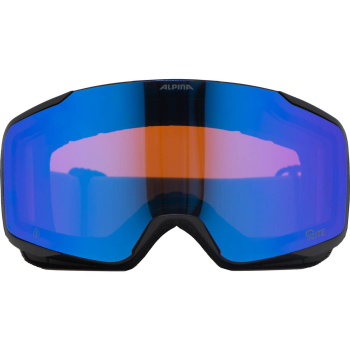 ALPINA Taos Q-Lite - Ski/Snowboard goggle - Black/Smoke Blue/Blue mirror