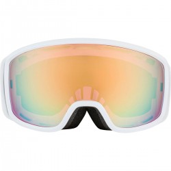 ALPINA Bivio QV Quattroflex/Varioflex - Μάσκα Ski/Snowboard - White mat /Gold mirror