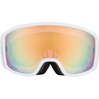 ALPINA Bivio QV Quattroflex/Varioflex - Μάσκα Ski/Snowboard - White mat /Gold mirror