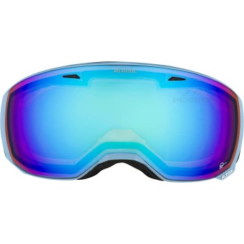 ALPINA ESTETICA Q-Lite Mirror - Μάσκα Ski/Snowboard - Smoke-blue matt / mirror blue