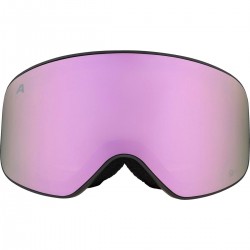 ALPINA Fernie Junior Q-Lite Mirror - Παιδική Μάσκα Ski/Snowboard - Black Lilac matt/Rose mirror