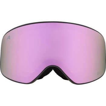 ALPINA Fernie Junior Q-Lite Mirror - Παιδική Μάσκα Ski/Snowboard - Black Lilac matt/Rose mirror
