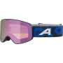 ALPINA Fernie Junior Q-Lite Mirror - Παιδική Μάσκα Ski/Snowboard - Black Lilac matt/Rose mirror