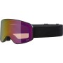 ALPINA Fernie Junior Q-Lite Mirror - Παιδική Μάσκα Ski/Snowboard - Black matt/Red mirror