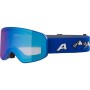 ALPINA Fernie Junior Q-Lite Mirror - Παιδική Μάσκα Ski/Snowboard - Royal Blue mat/Blue mirror