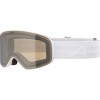 ALPINA Fernie Junior Q-Lite Mirror - Παιδική Μάσκα Ski/Snowboard - White matt/Gold mirror