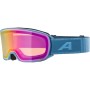 ALPINA Nakiska Q-Lite mirror - Ski/Snowboard Goggles - Smoke Blue matt/Pink mirror