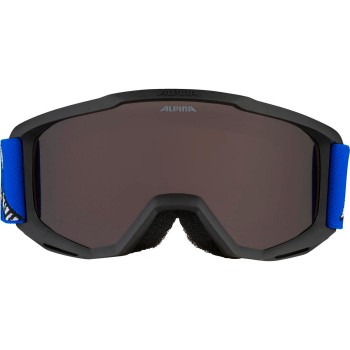 ALPINA PINEY Singleflex Hicon - Παιδική Mάσκα ski - Black Bue matt/Orange