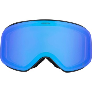 ALPINA Slope Q quattroflex - Μάσκα Ski/Snowboard - Black Blue matt /Blue mirror