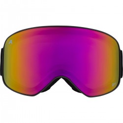 ALPINA Slope Quattroflex-Lite - Μάσκα Ski/Snowboard - Black matt /Red Mirror
