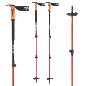 BCA Scepter 3S Adjustable Aluminum Pole - Adjustable touring pole 105-145cm