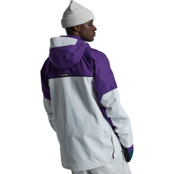 Burton Frostner 2L Anorak 10K- Ανδρικό Shell Snow Jacket - Imperial Purple/Stout White