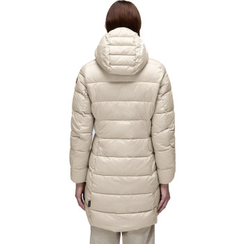 NAPAPIJRI Aerons Rise Long - Women's Puffer Jacket - Beige Silver