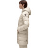 NAPAPIJRI Aerons Rise Long - Women's Puffer Jacket - Beige Silver
