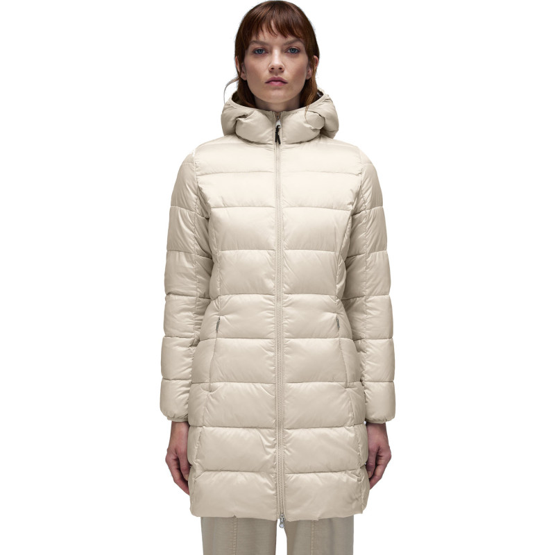 NAPAPIJRI Aerons Rise Long - Women's Puffer Jacket - Beige Silver