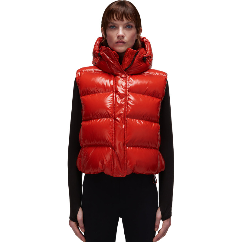 NAPAPIJRI Glane Puffer Vest - Women's Puffer Vest - Red Sauce