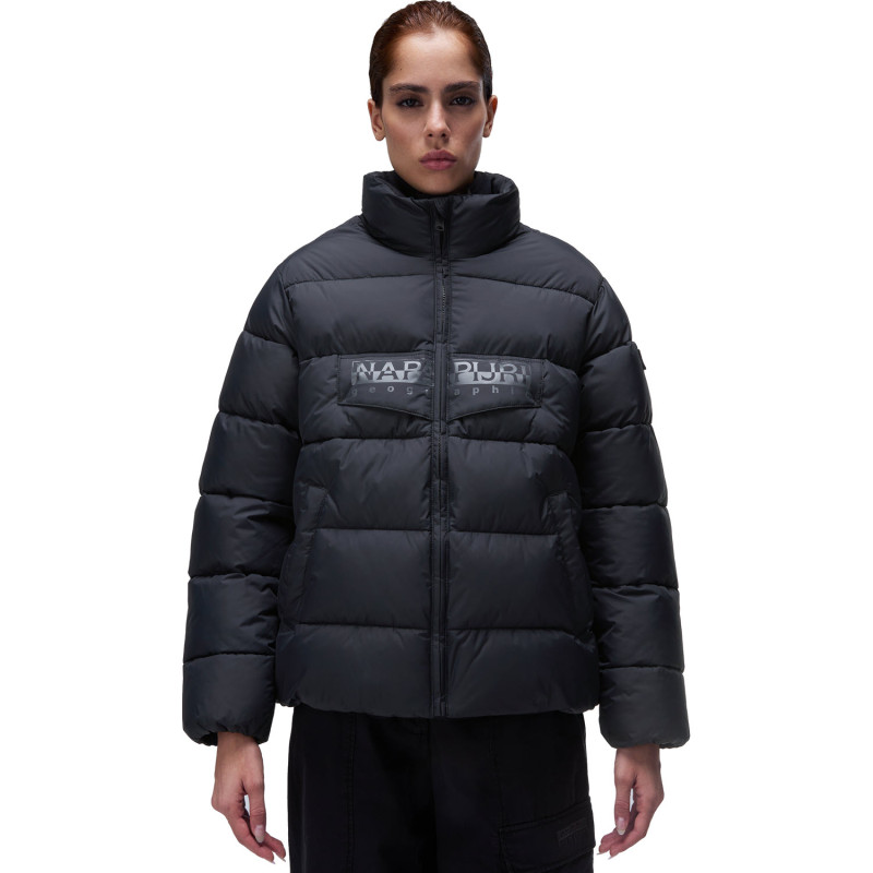 NAPAPIJRI RF Puffer open - Women's short Puffer Jacket - Black