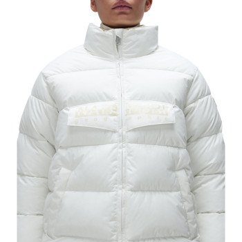 NAPAPIJRI RF Puffer open - Women's short Puffer Jacket - White Heron