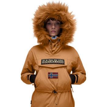 NAPAPIJRI Skidoo 2.0 Anorak - Women's Anorak Jacket - Brown Tobacco