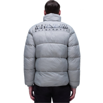 NAPAPIJRI Suomi 3 - Short Men's Jacket - Med Grey Solid