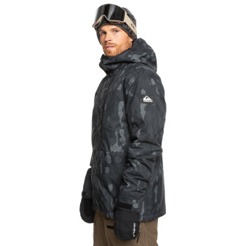 QUIKSILVER Mission Printed 3 - Men's Snow Jacket - Nature Zoom Dark Shadow