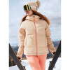 ROXY Alofted Puffy 15K- Snow Puffer Jacket for Women - Pebble