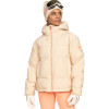 ROXY Alofted Puffy 15K- Snow Puffer Jacket for Women - Pebble
