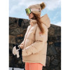 ROXY Alofted Puffy 15K- Snow Puffer Jacket for Women - Pebble