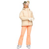 ROXY Alofted Puffy 15K- Snow Puffer Jacket for Women - Pebble
