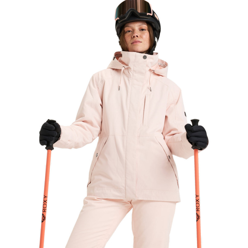 ROXY Billie 10K- Snow Jacket for Women - Pink Salt